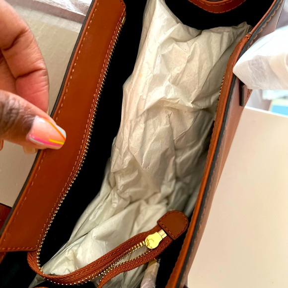 BEAUTIFUL Rebecca Minkoff brown handbag with strap! - Picture 7 of 7